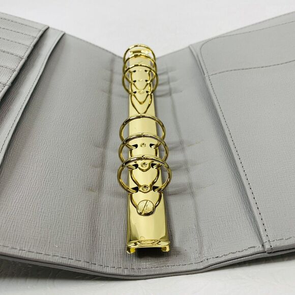 Cloth and Paper Foundations Gray Leather Planner - Picture 12 of 16